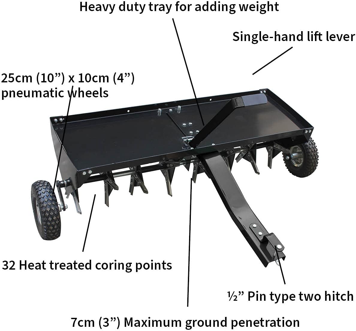 Lawn Plug Aerator 48″ – SP31102