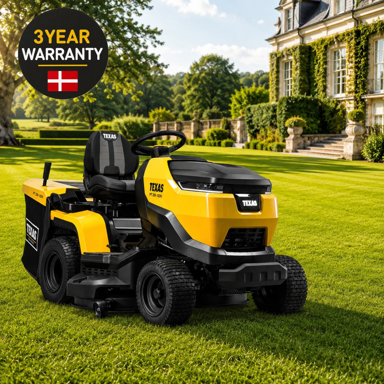 Texas PT 200-102H Ride On Lawn Mower